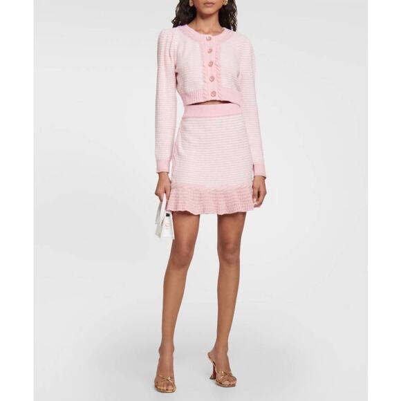 LoveShackFancy Dresses & Skirts - LoveShackFancy Heiress Pink Skirt NWT Size M
